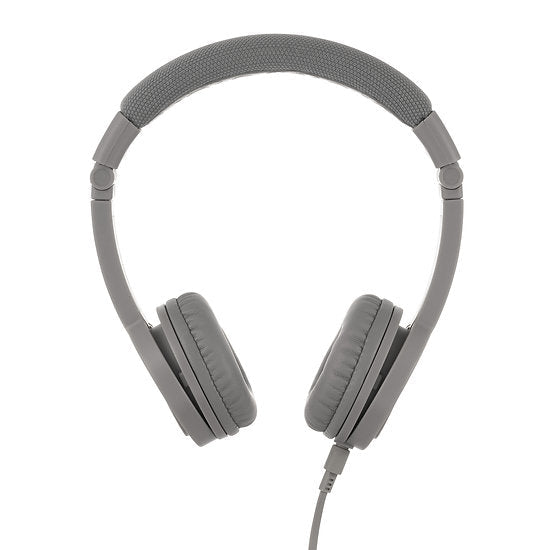 ONANOFF BuddyPhones Explore Plus faltbar mit Mikrofon, Grau Matt
