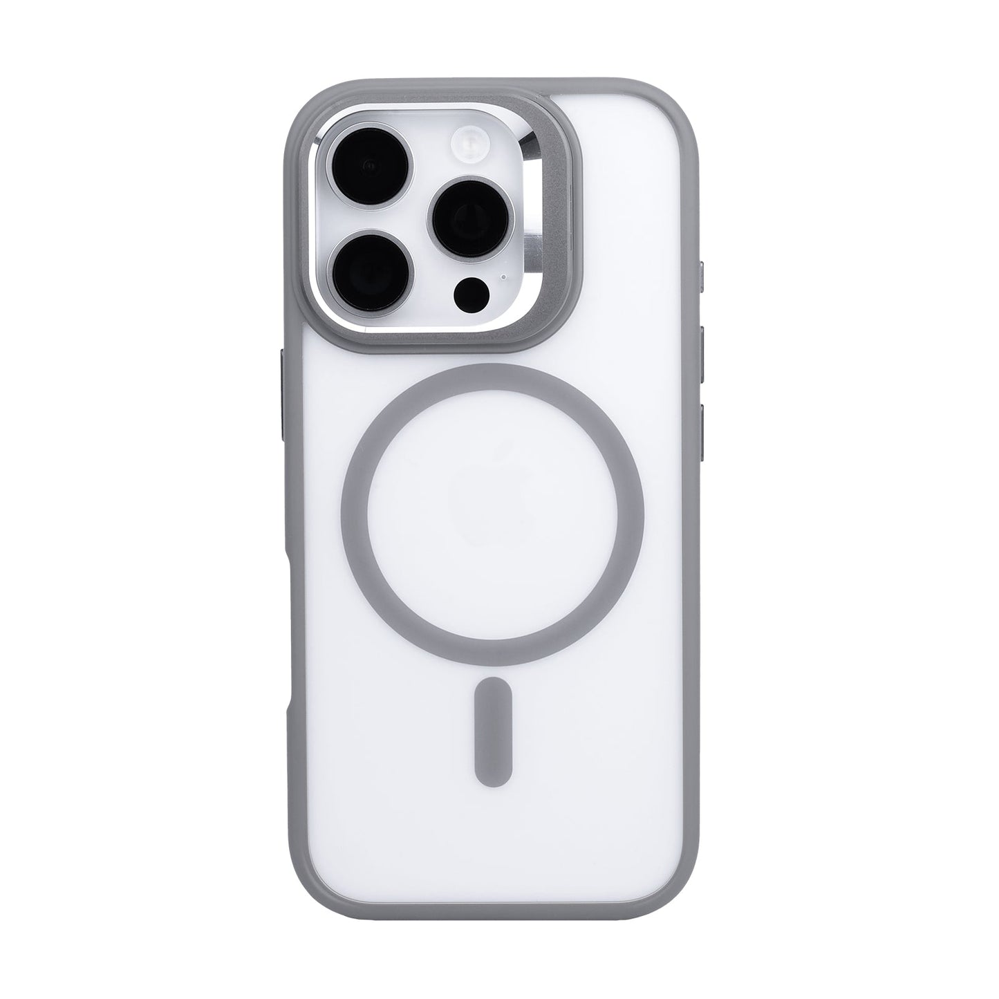 Tekne Matt MagSafe Case für iPhone 16 Pro | Mattes Finish | MagSafe-kompatibel & Kratzfest - Grau