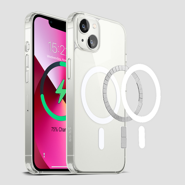 GRIPP Clear Case für iPhone 13 6.1 mit MagSafe - Transparent