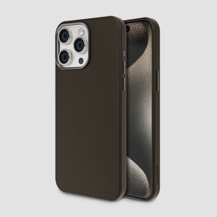 Gripp HERITAGE XTREME Magsafe Hülle für Apple iPhone 15 Pro Max – Braun
