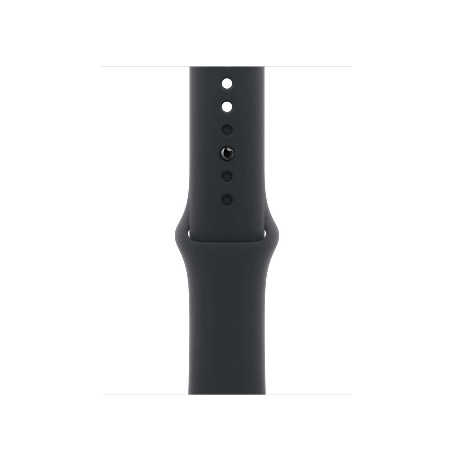 40mm Schwarzes Sportarmband – S/M