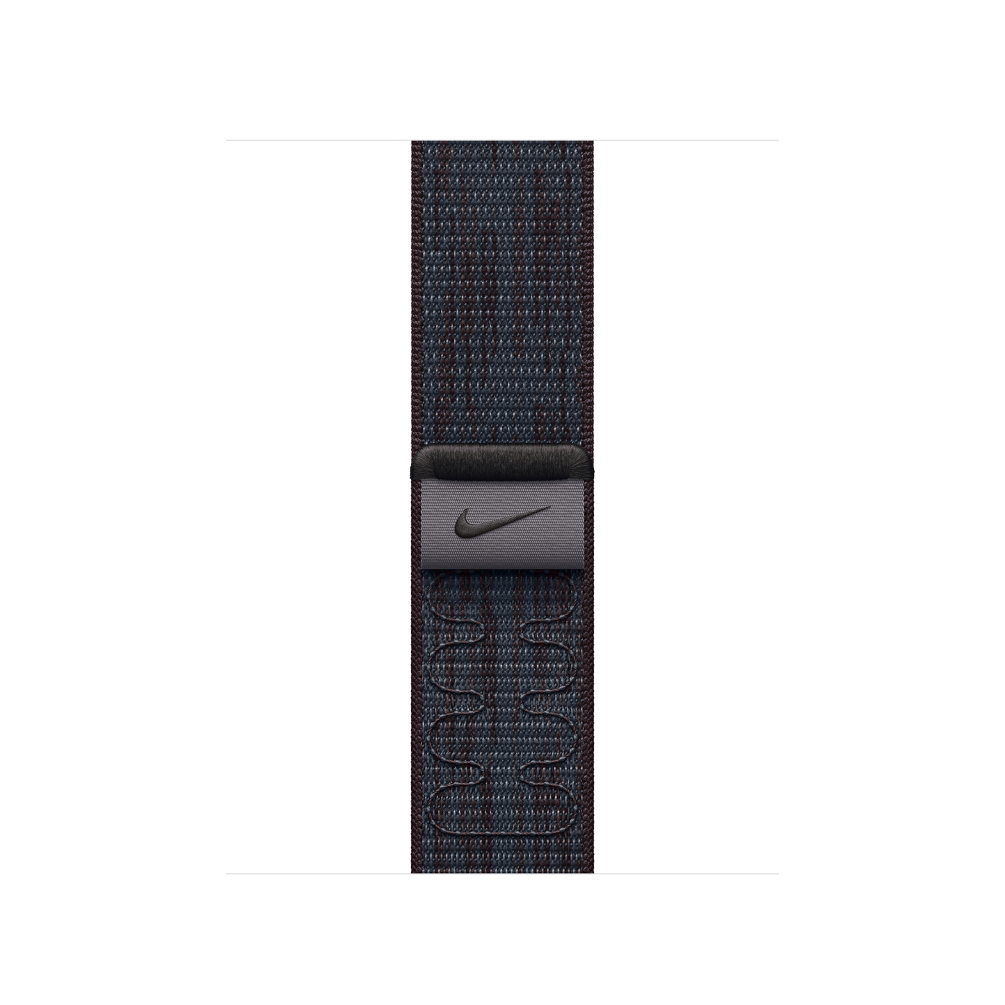 42mm Schwarzes/Blaues Nike Sport Loop