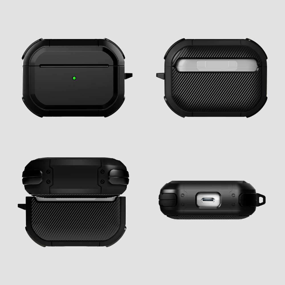 GRIPP Armor Case + Schlüsselanhängerhaken für Airpods Pro