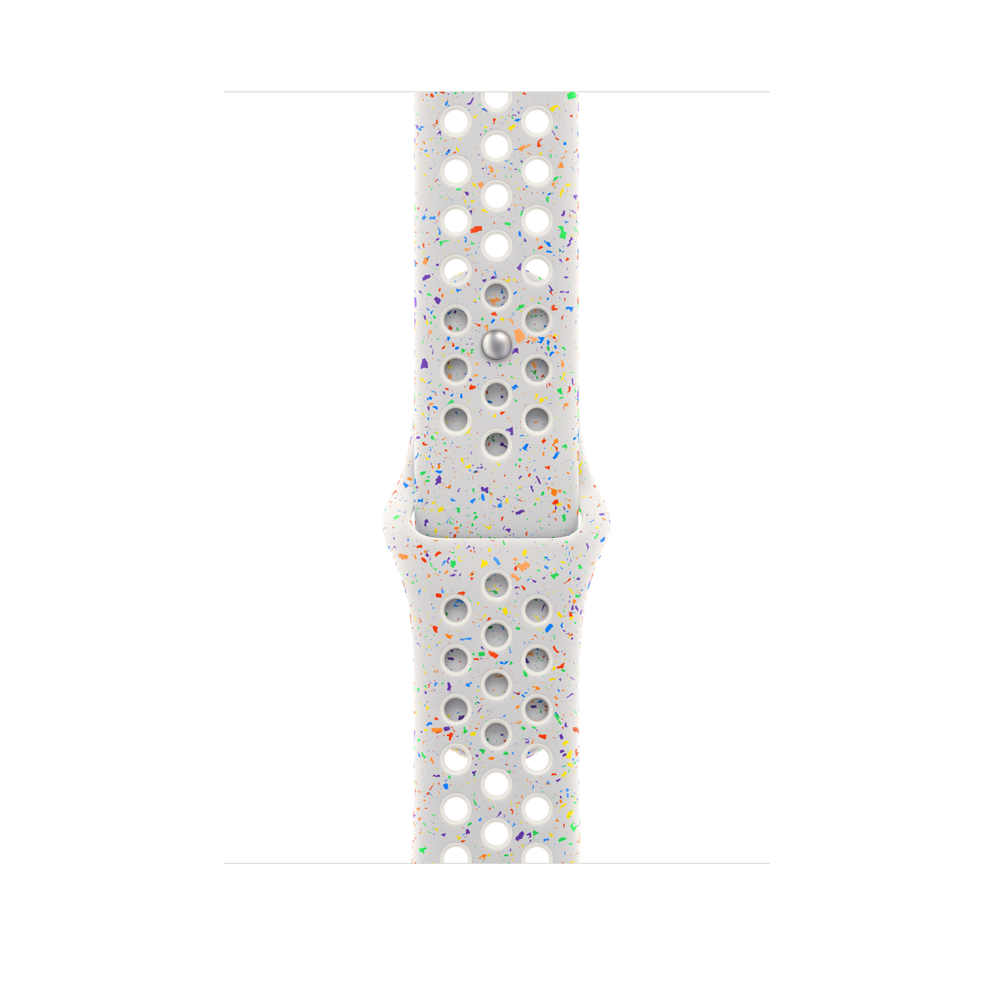 45 mm Nike Sportarmband aus reinem Platin - M/L