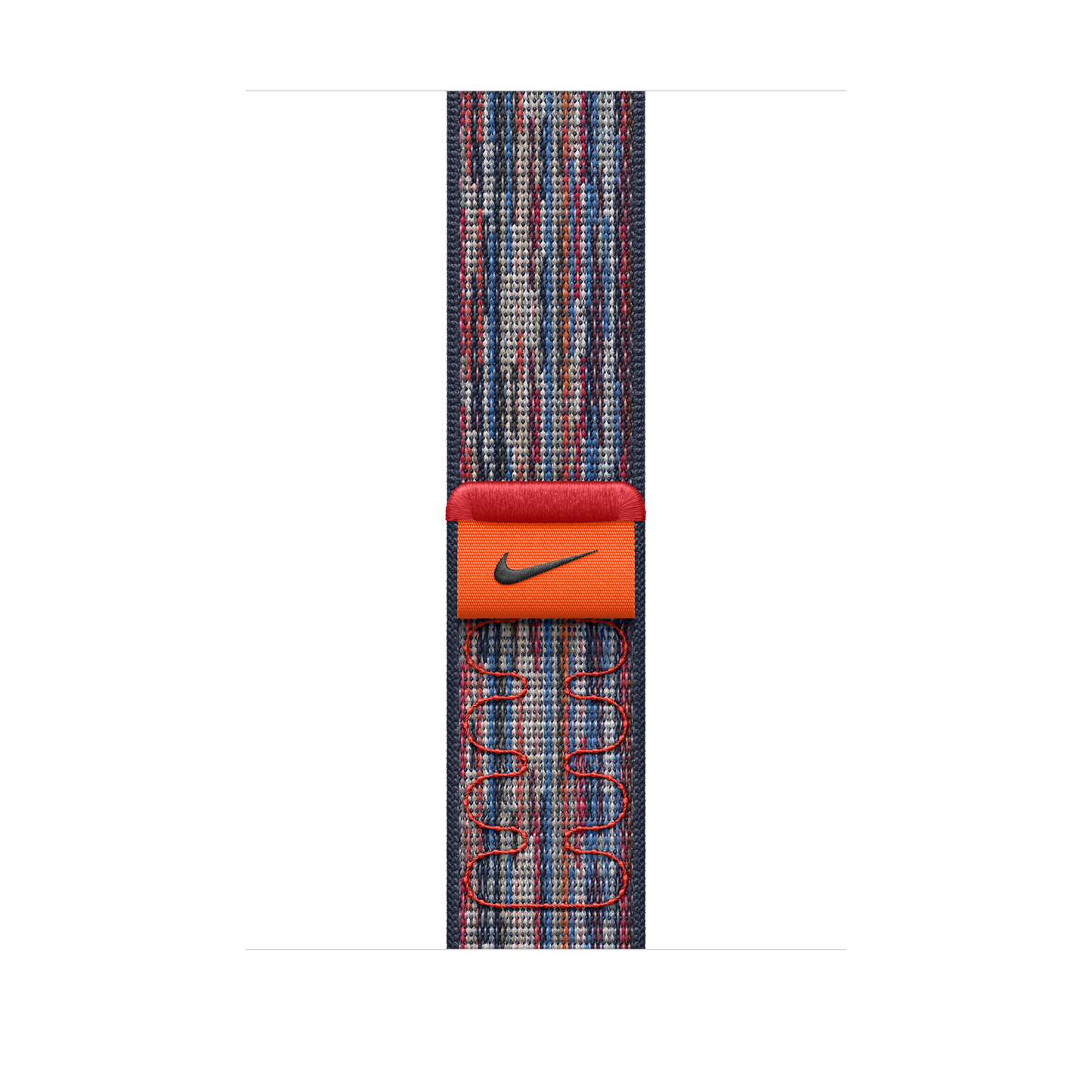 46mm Blau/Rot Nike Sport Loop