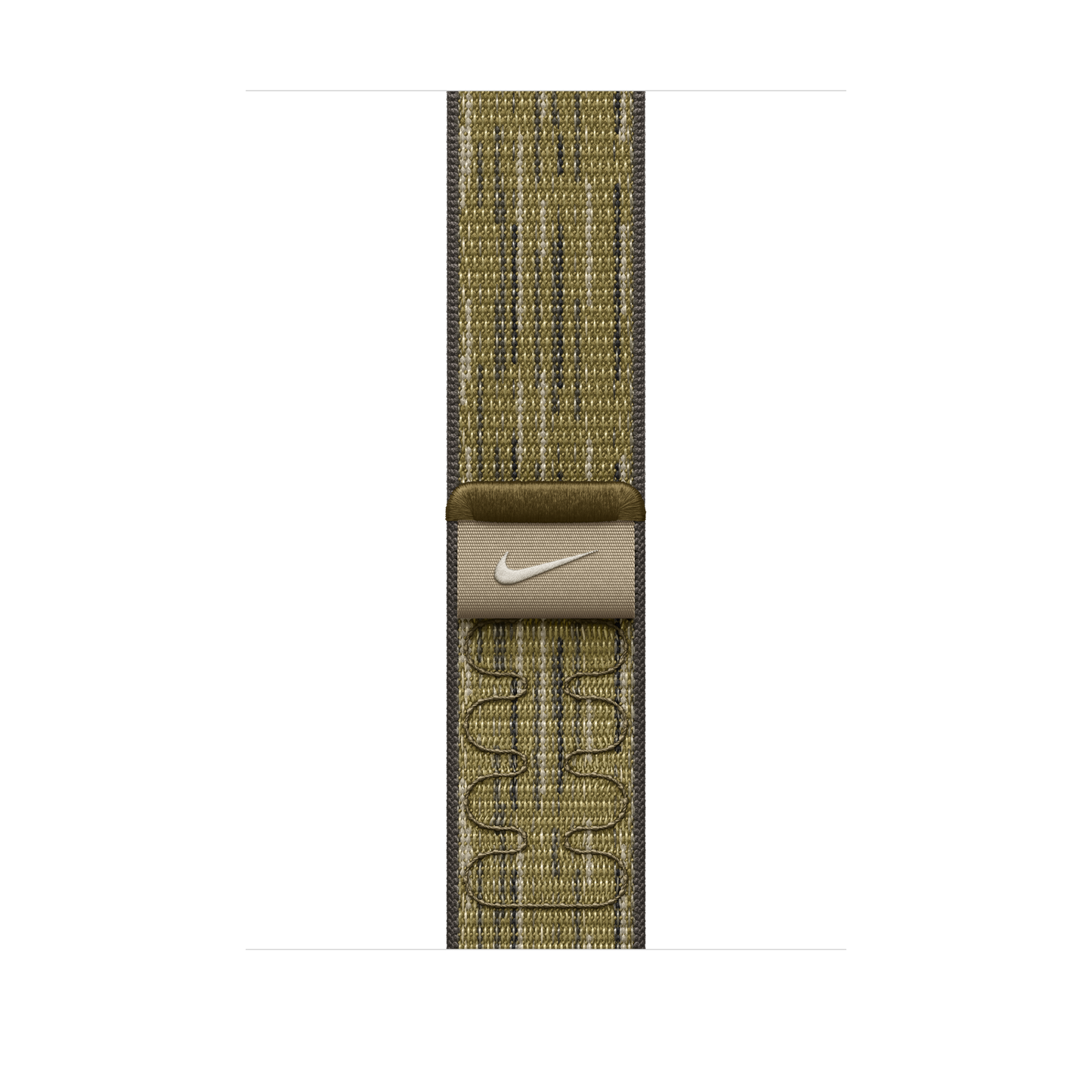 46 mm grünes/graues Nike Sport Loop