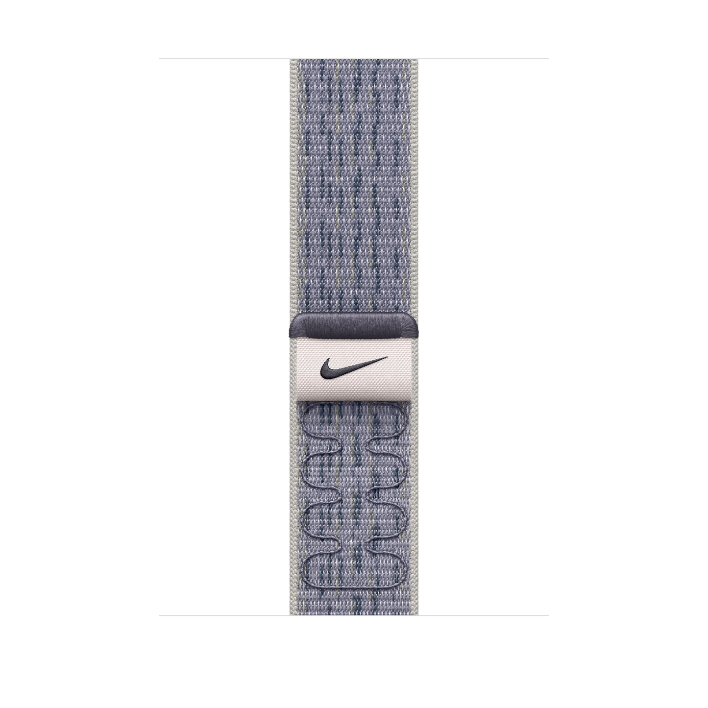 46mm Graues/Blaues Nike Sport Loop
