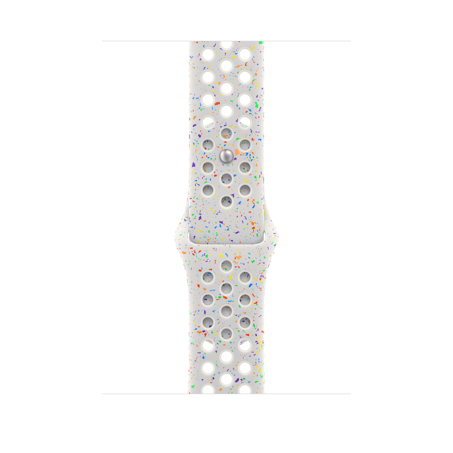 46mm Reines Platin Nike Sportarmband - S/M