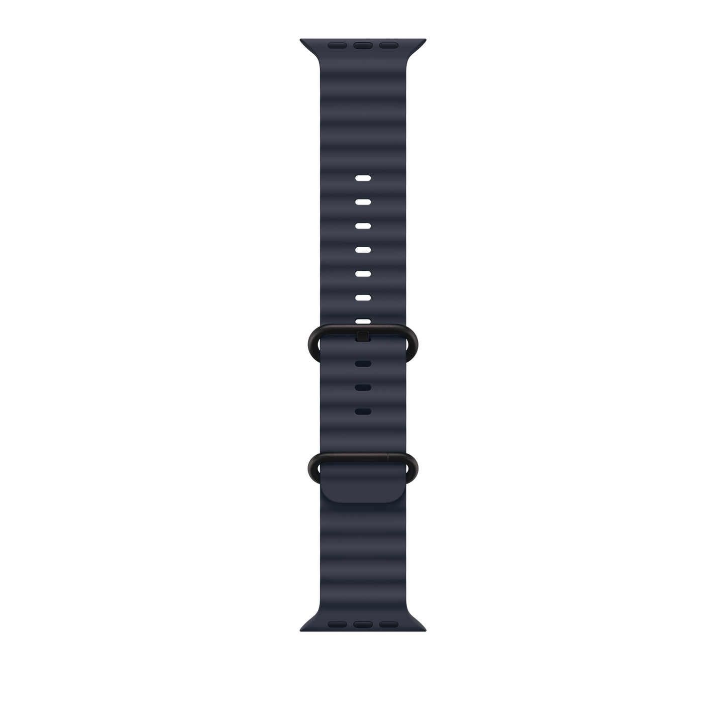 49mm Ocean Band in Marineblau – Titanausführung in Schwarz