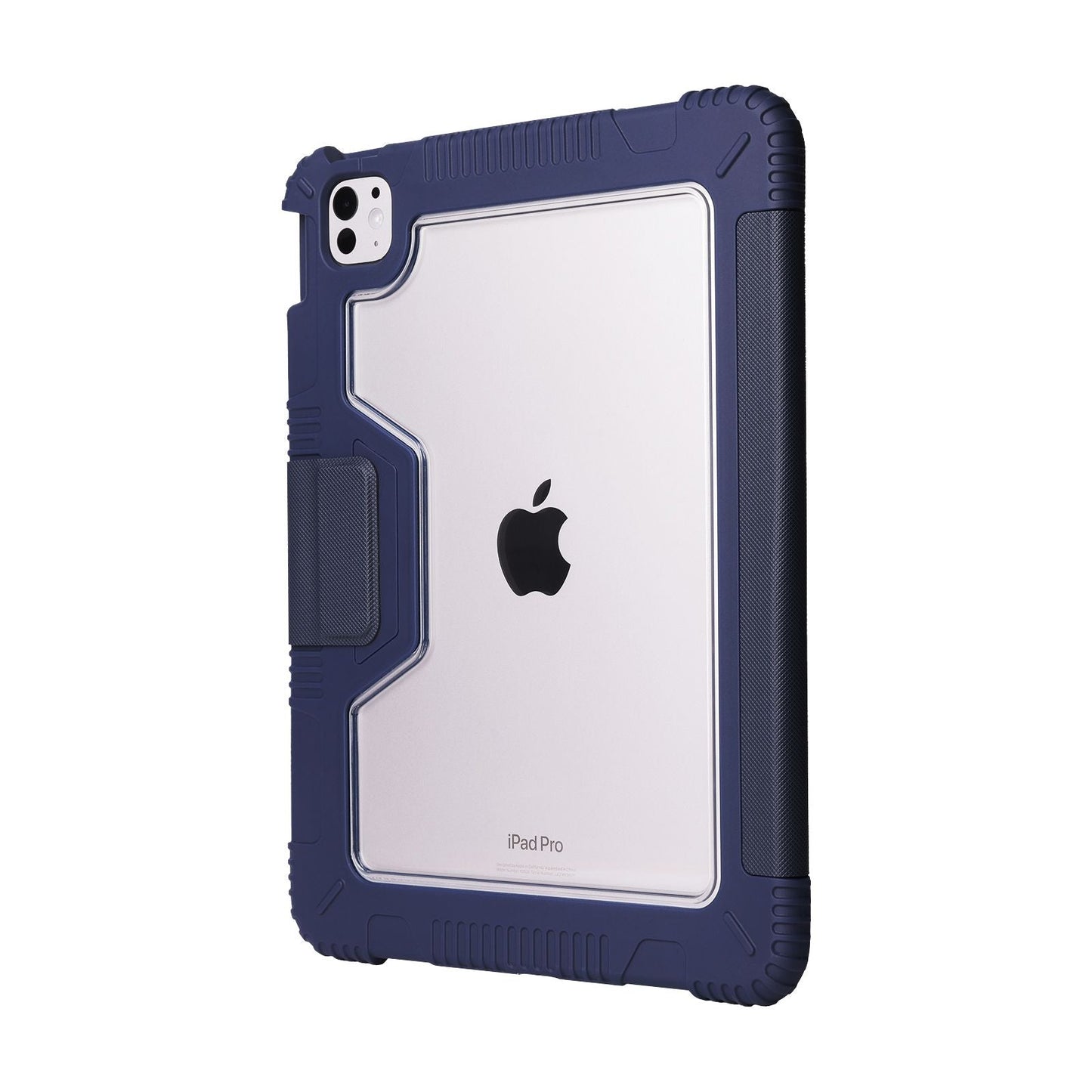 Tekne Stoßfeste Kunstlederhülle für iPad Pro 11 M4 | Standfunktion | Fallschutz – Blau