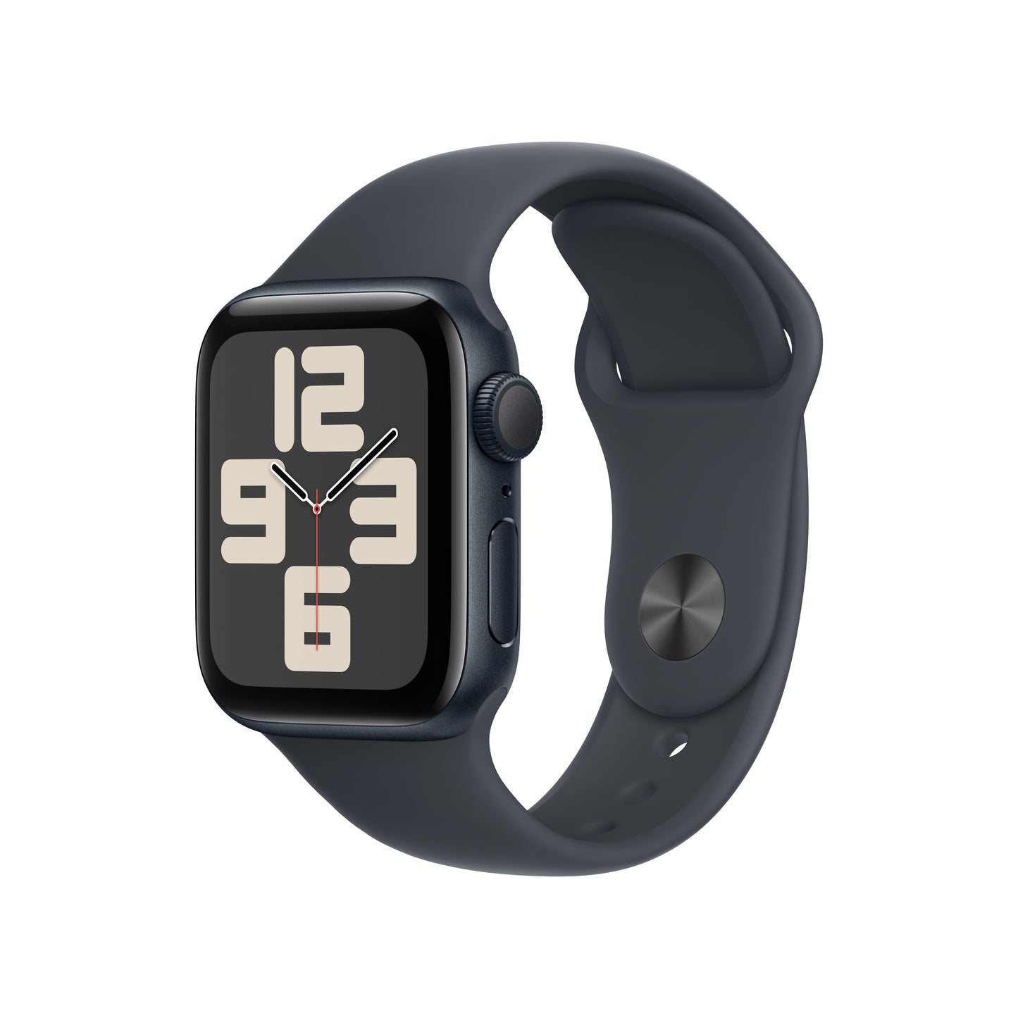 Apple Watch SE GPS 40mm Aluminiumgehäuse Mitternacht mit Sportarmband Mitternacht - M/L
