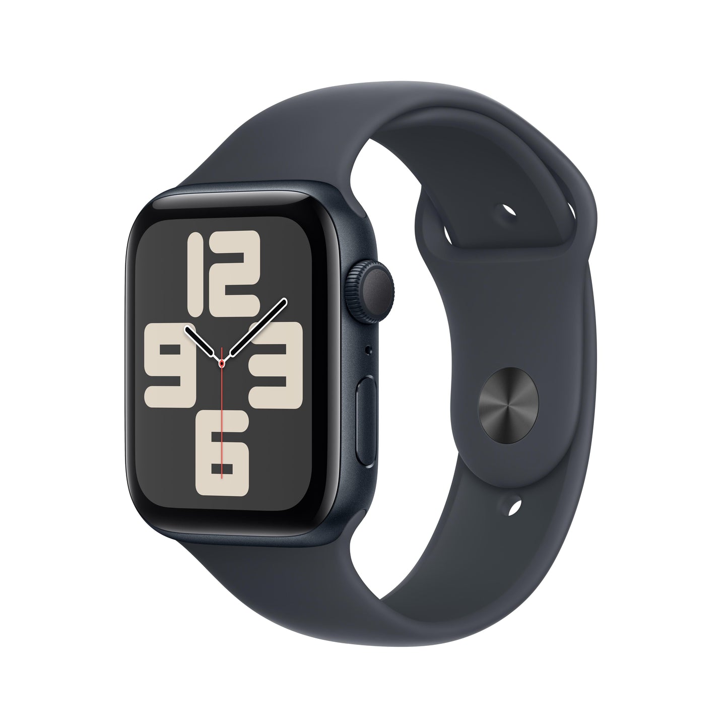 Apple Watch SE GPS 44mm Aluminiumgehäuse Mitternacht mit Sportarmband Mitternacht - S/M