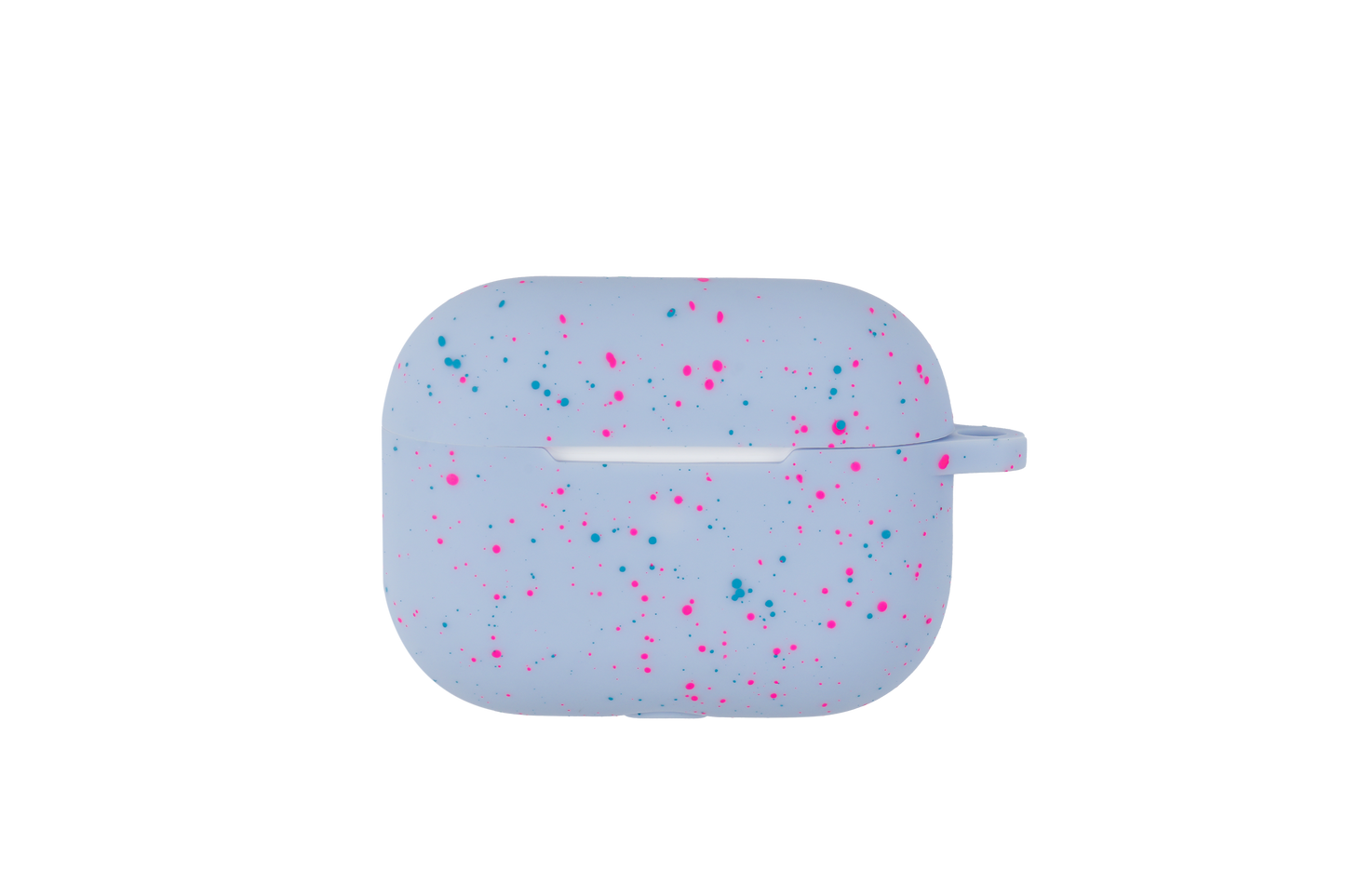 TEKNE Silikon Airpod Case für Airpods Pro – Motiv Blau mit Punkten