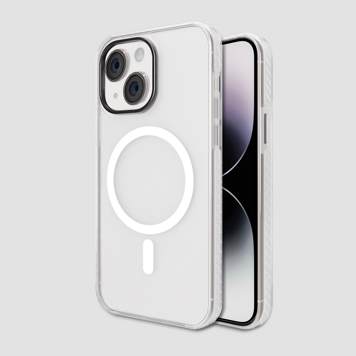 Gripp Combat Magsafe Hülle für Apple iPhone 15 (6.1) - Transparent