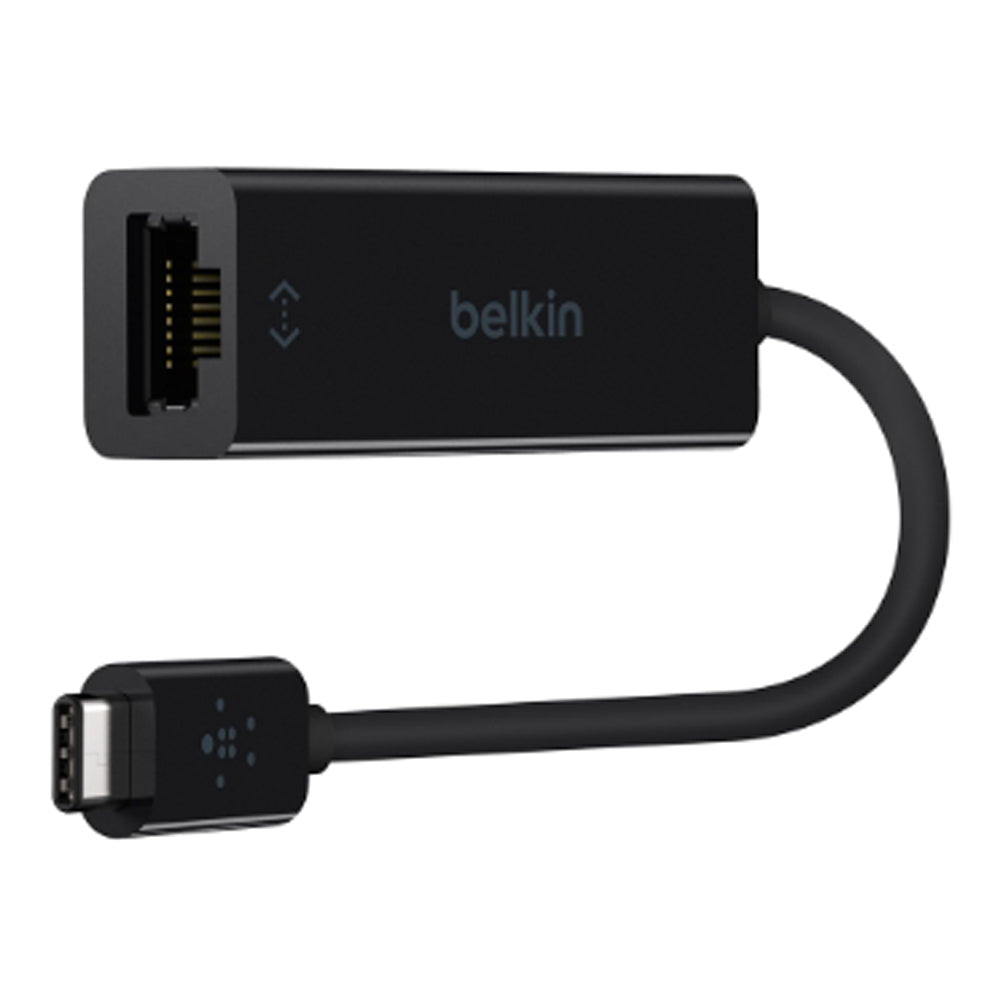 Belkin USB-C-auf-Gigabit-Ethernet-Adapter – Schwarz