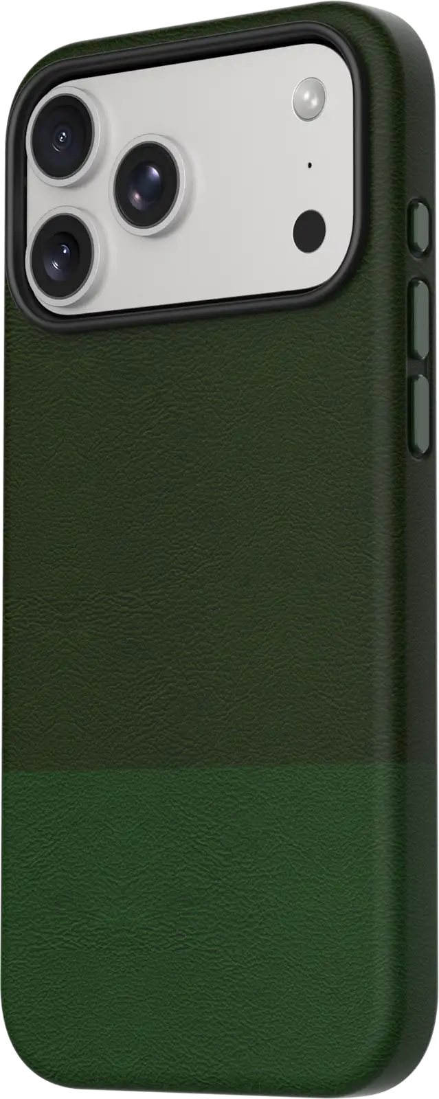 TEKNE DualTone Veganes Leder Case für iPhone 17 Pro Max-Grün