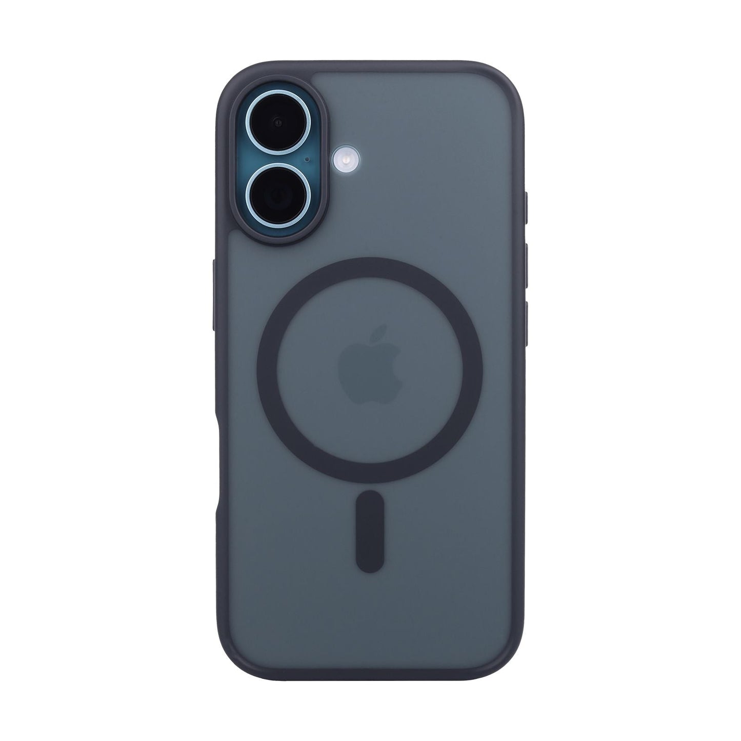 Tekne Matt MagSafe Case für iPhone 16 | Matte Oberfläche | MagSafe-kompatibel & kratzfest – Schwarz