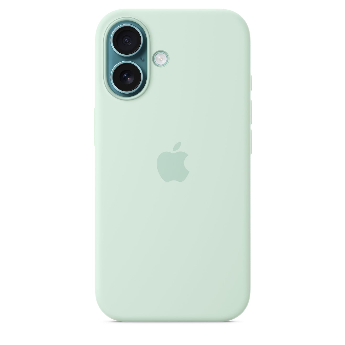 iPhone 16 Silikon Case mit MagSafe – Aquamarin