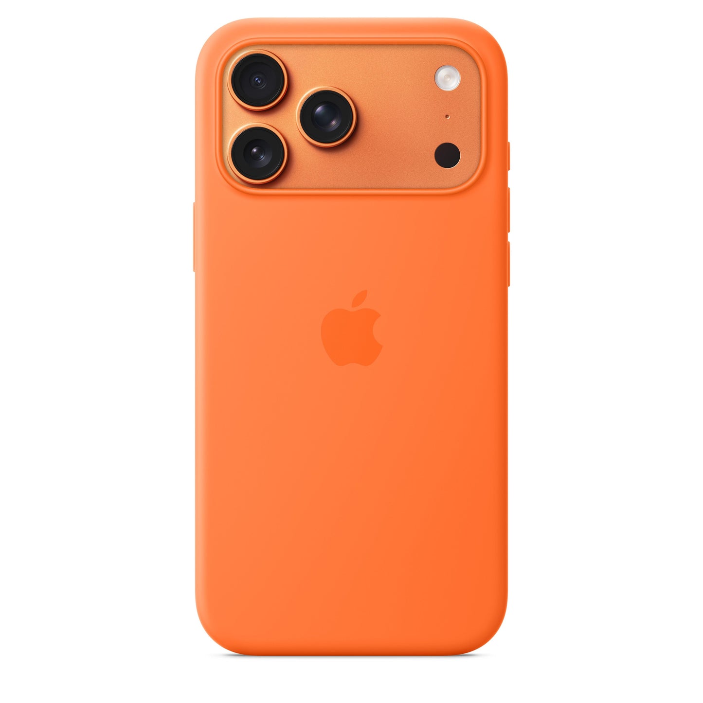 iPhone 17 Pro Max Silikon Case mit MagSafe – Orange