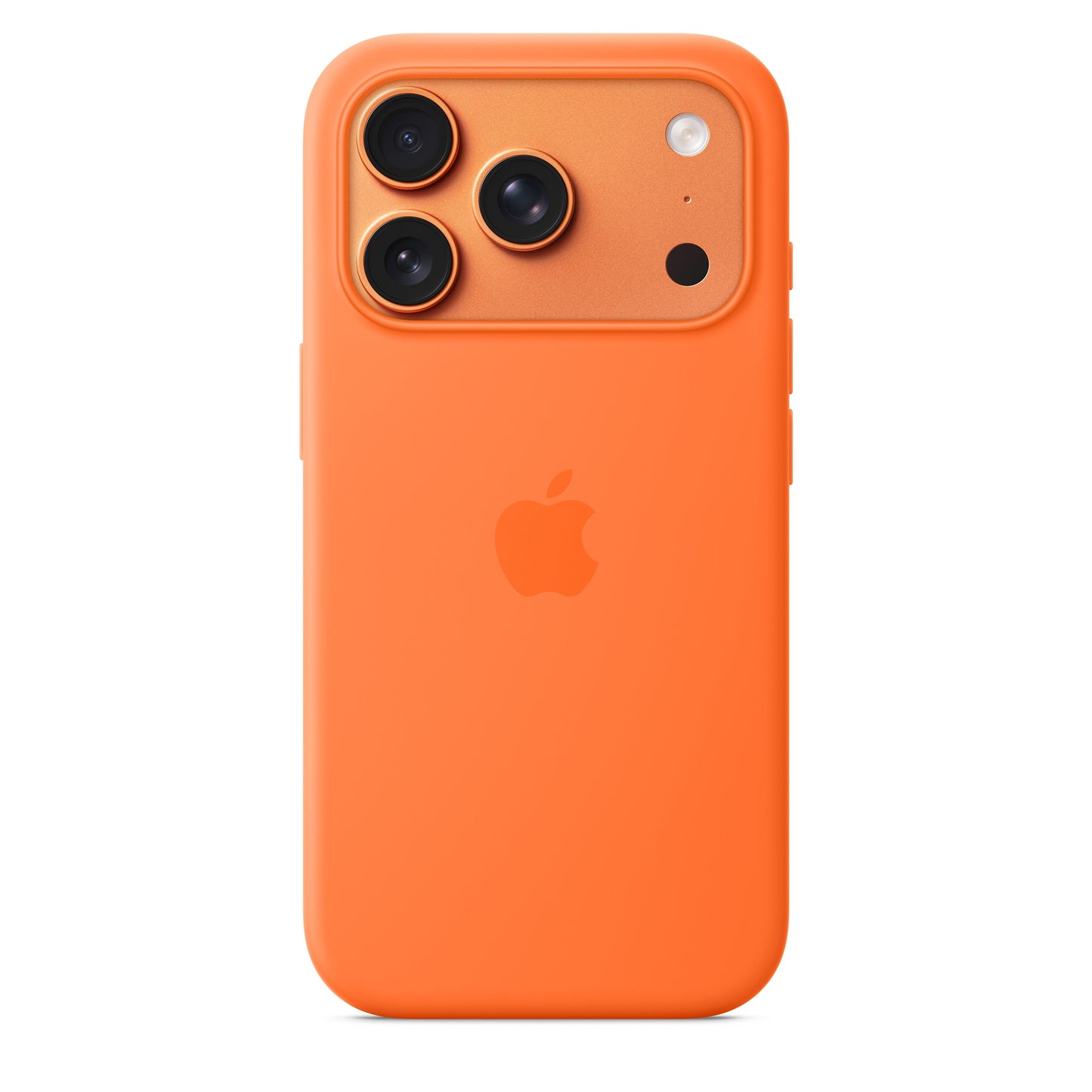 iPhone 17 Pro Silikon Case mit MagSafe – Orange
