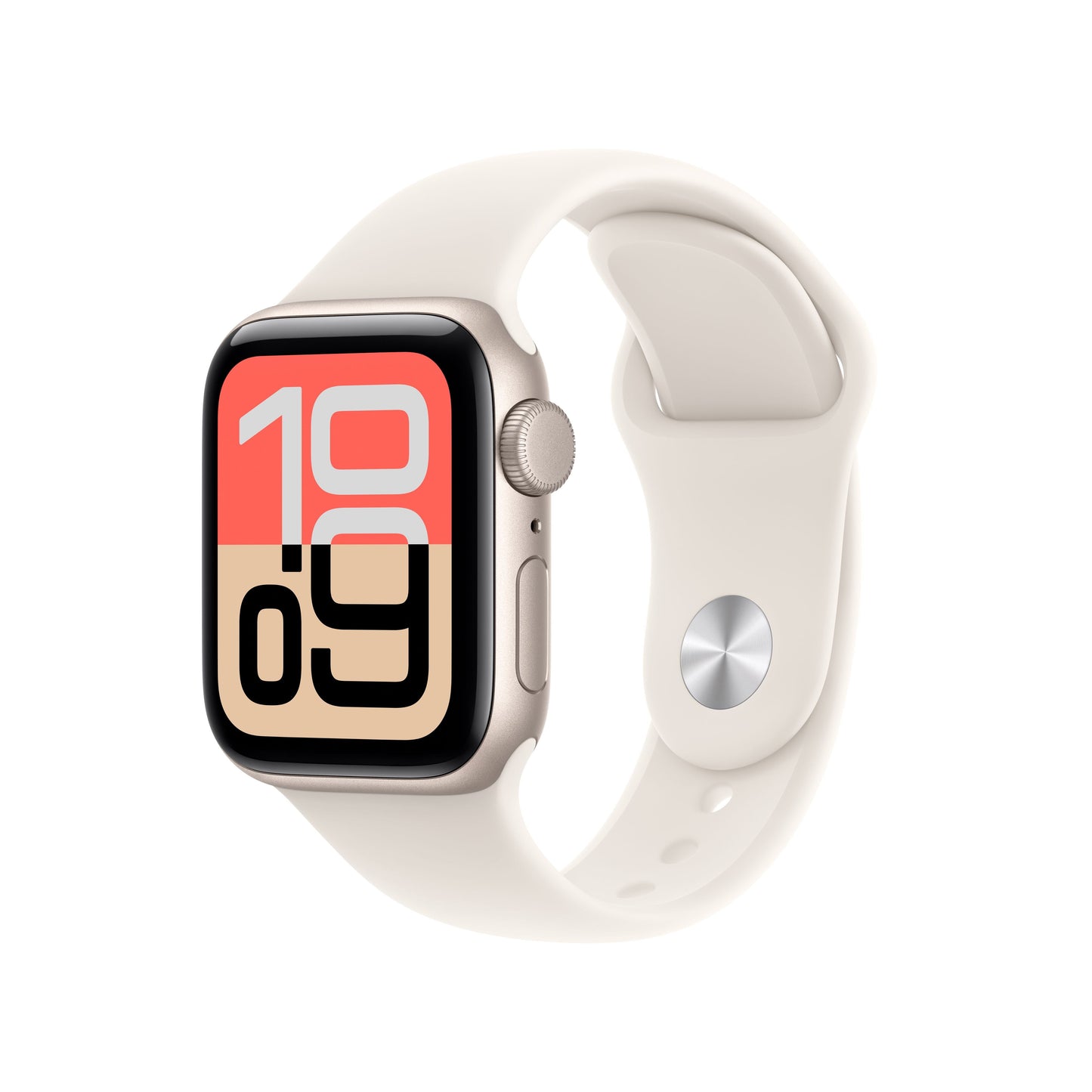 Apple Watch SE 3 GPS 40mm Starlight Aluminiumgehäuse mit Starlight Sportarmband - M/L