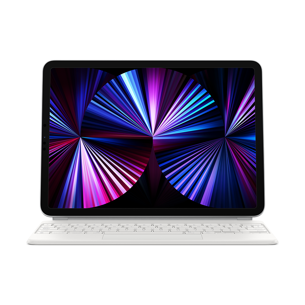 Apple Magic Keyboard für iPad Pro 11″ (4. Generation) und iPad Air (5. Generation) – US Englisch – Weiß