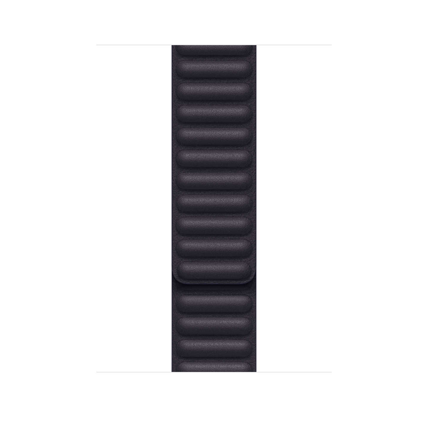 45mm Tintenfarbenes Leder Link Armband - M/L