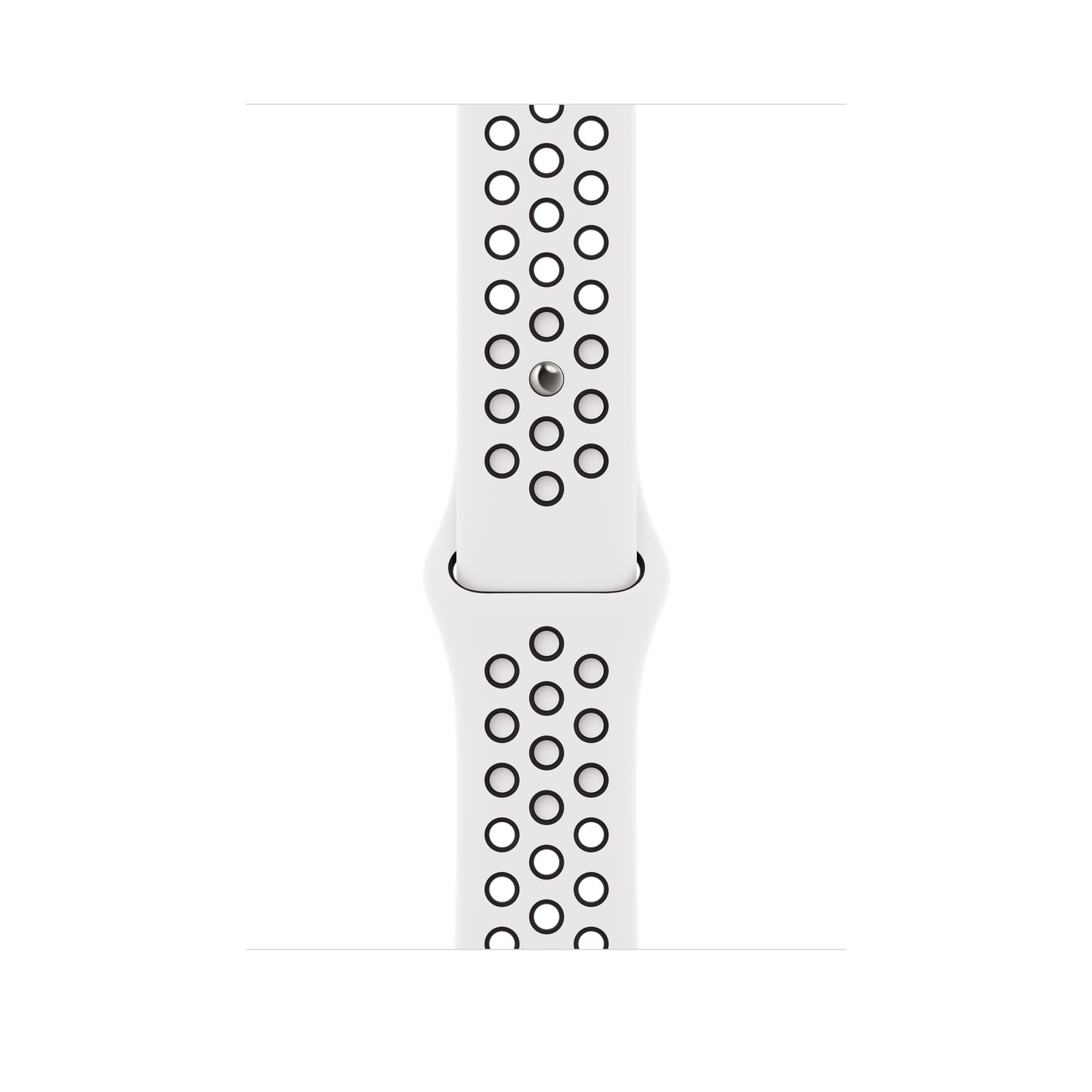 45mm Sportarmband von Nike in Summit White/Schwarz