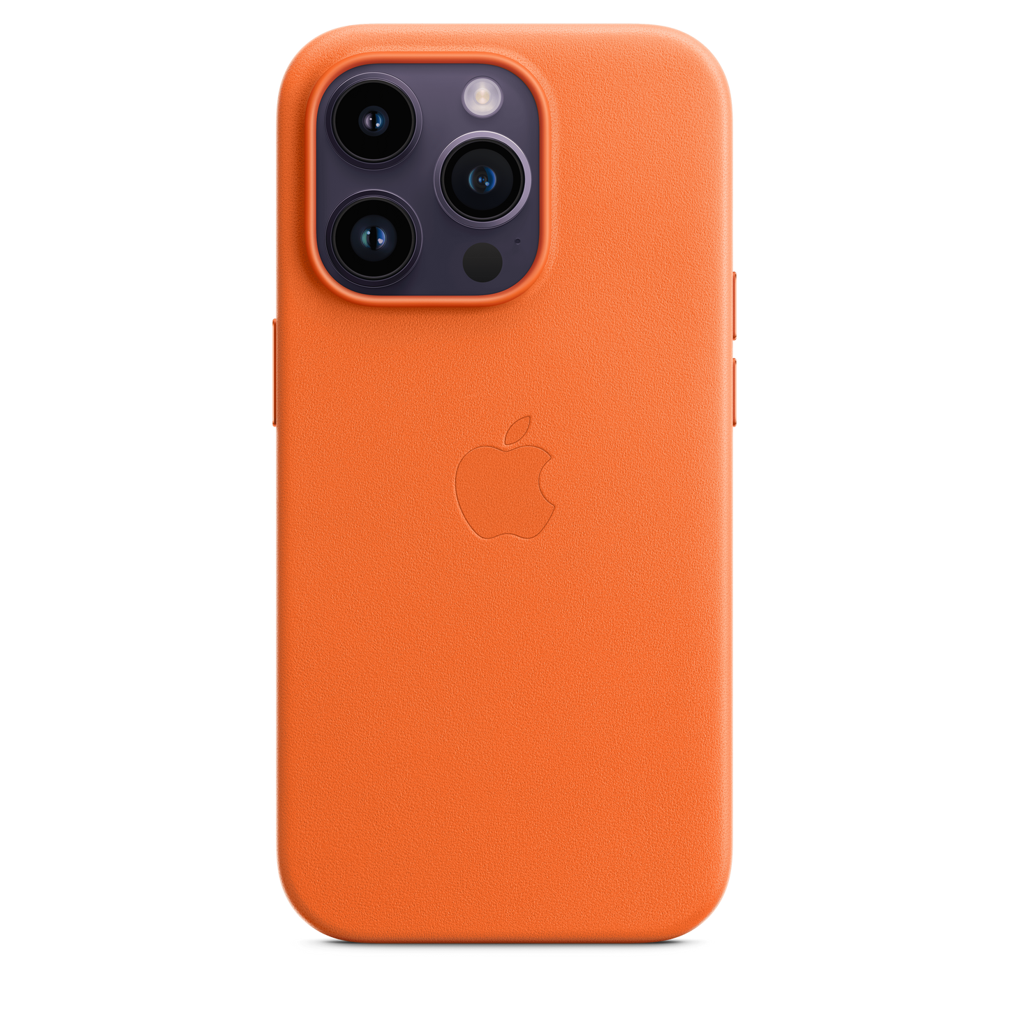 iPhone 14 Pro Leder Case mit MagSafe – Orange