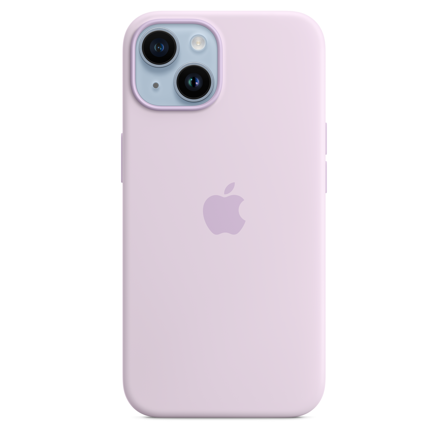 iPhone 14 Silikon Case mit MagSafe - Flieder