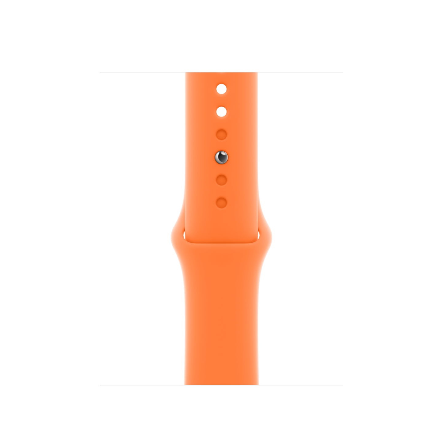 41 mm hellorangefarbenes Sportarmband