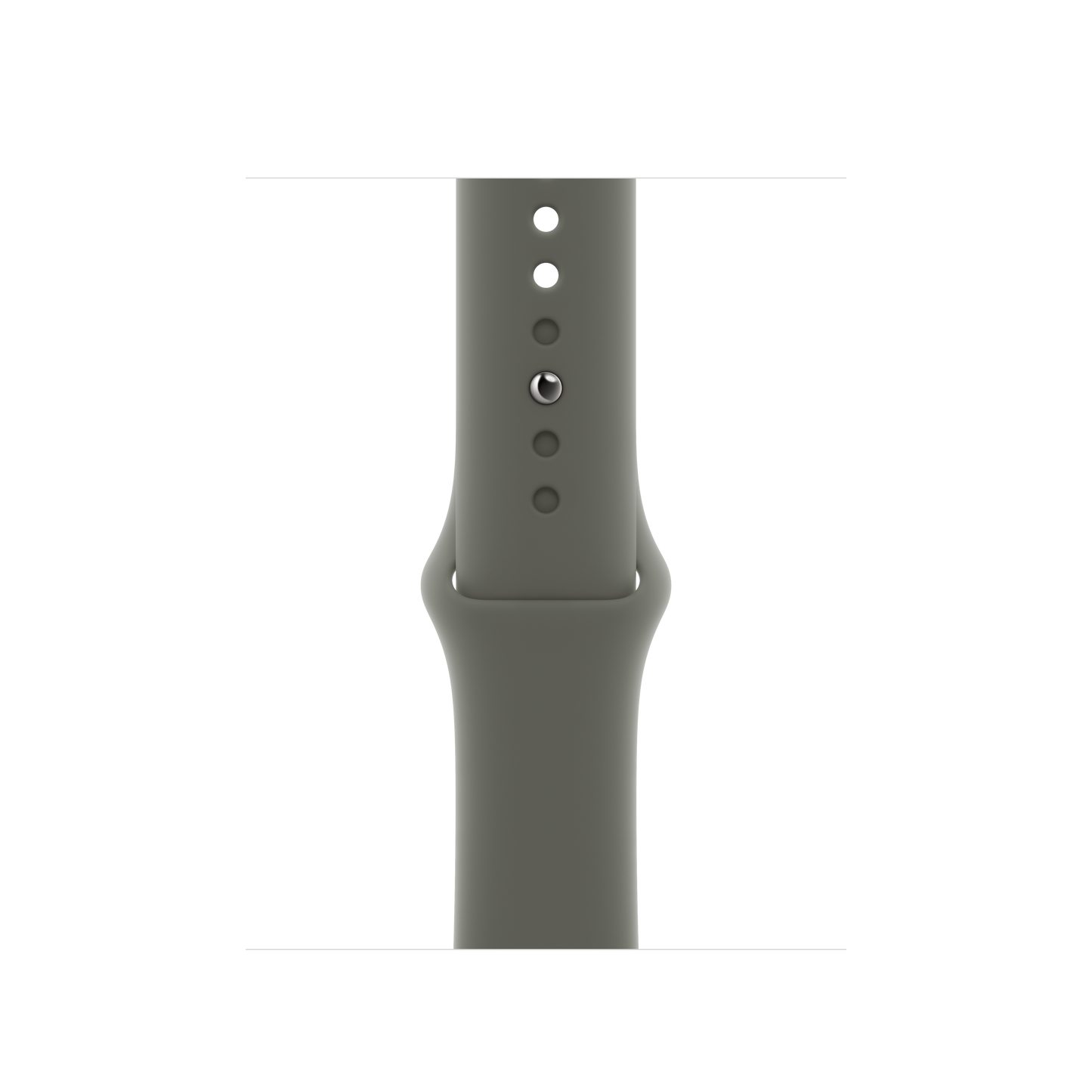 41 mm Olivgrünes Sportarmband
