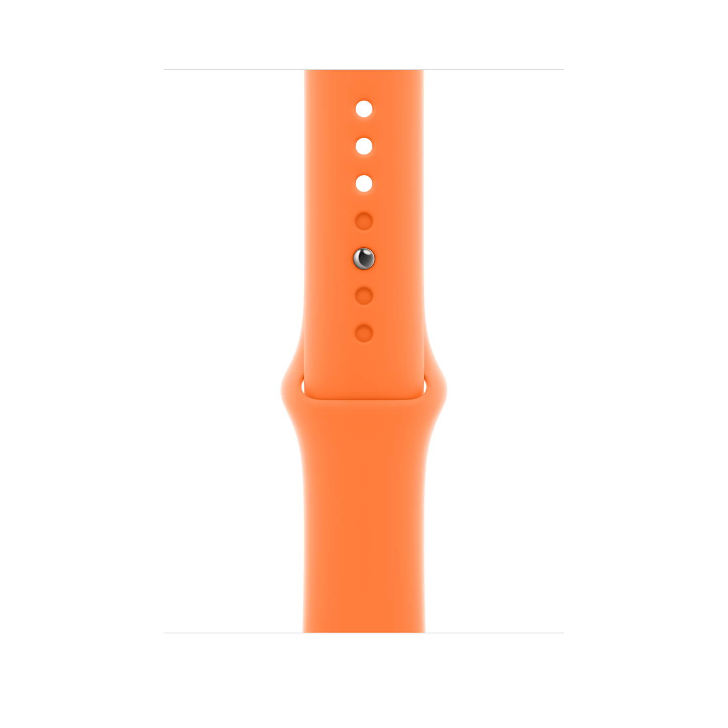 45mm hellorangefarbenes Sportarmband