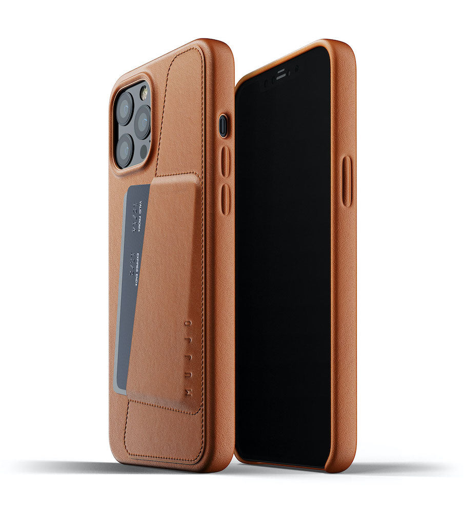 Mujjo Full Leather Wallet Case für iPhone 12 Pro Max