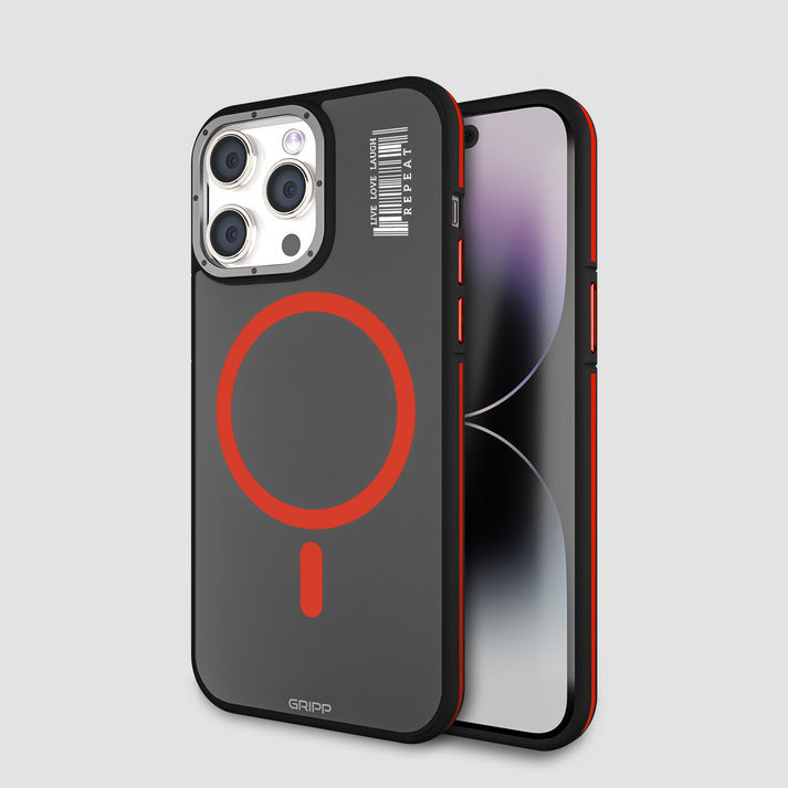 Gripp Raigor MagSafe Hülle für Apple iPhone 15 Pro Max (6.7) - Rot