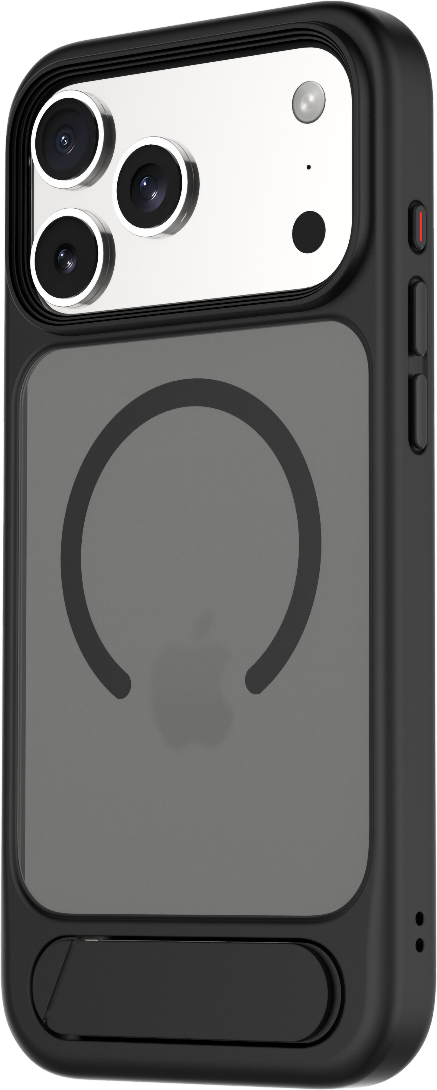 Tekne Hybrid Frost Matte Hülle für iPhone 17 Pro Max – Schwarz