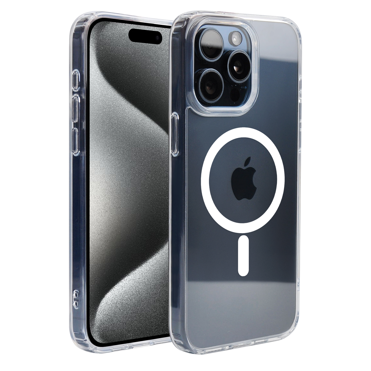 Pulse Clear MagSafe Hülle für iPhone 15-Transparent