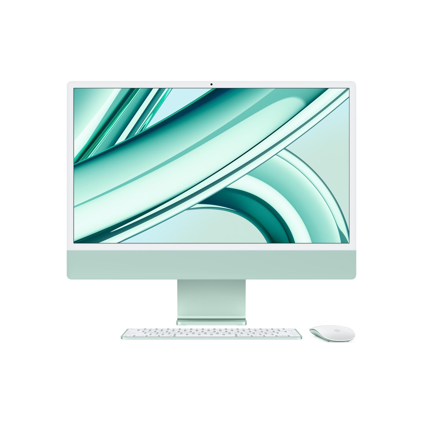 24-Zoll iMac mit Retina 4.5K Display: Apple M3 Chip mit 8‑Core CPU und 8‑Core GPU, 256 GB SSD - Grün