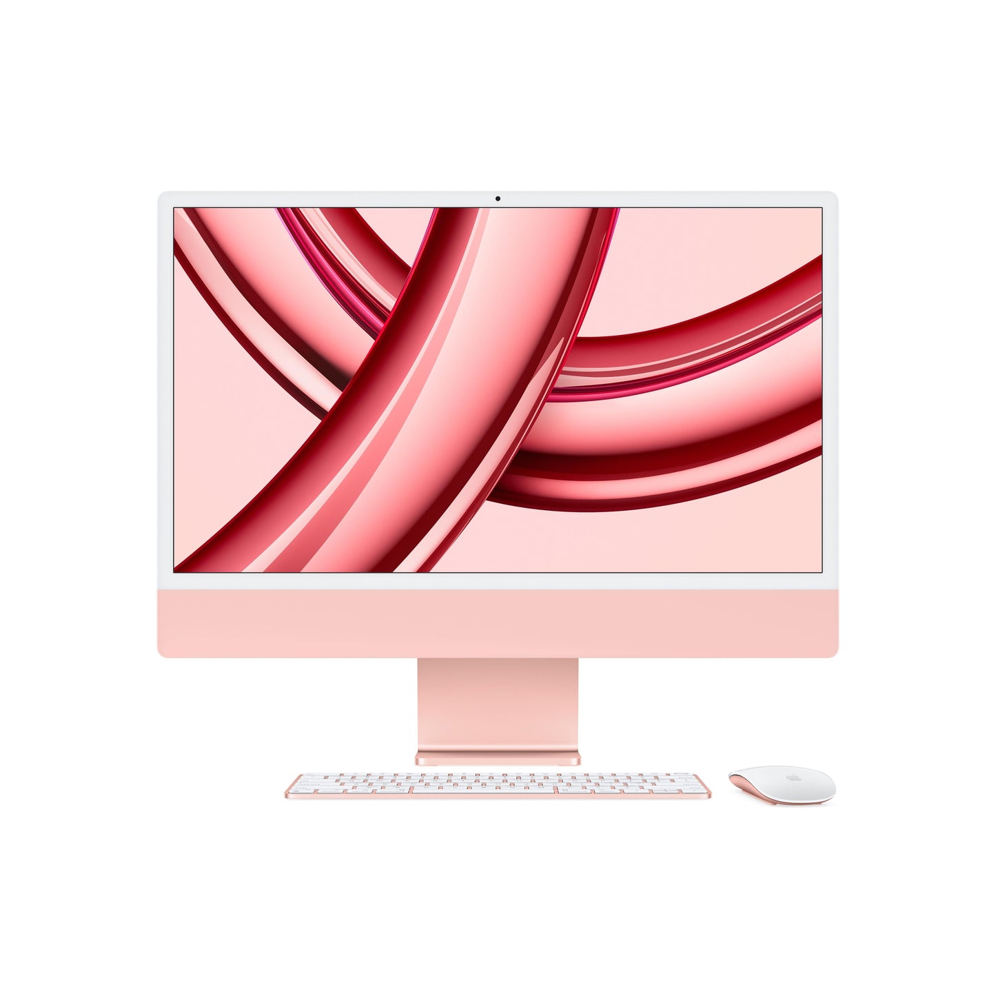24-Zoll iMac mit Retina 4.5K Display: Apple M3 Chip mit 8‑Core CPU und 10‑Core GPU, 256 GB SSD – Pink