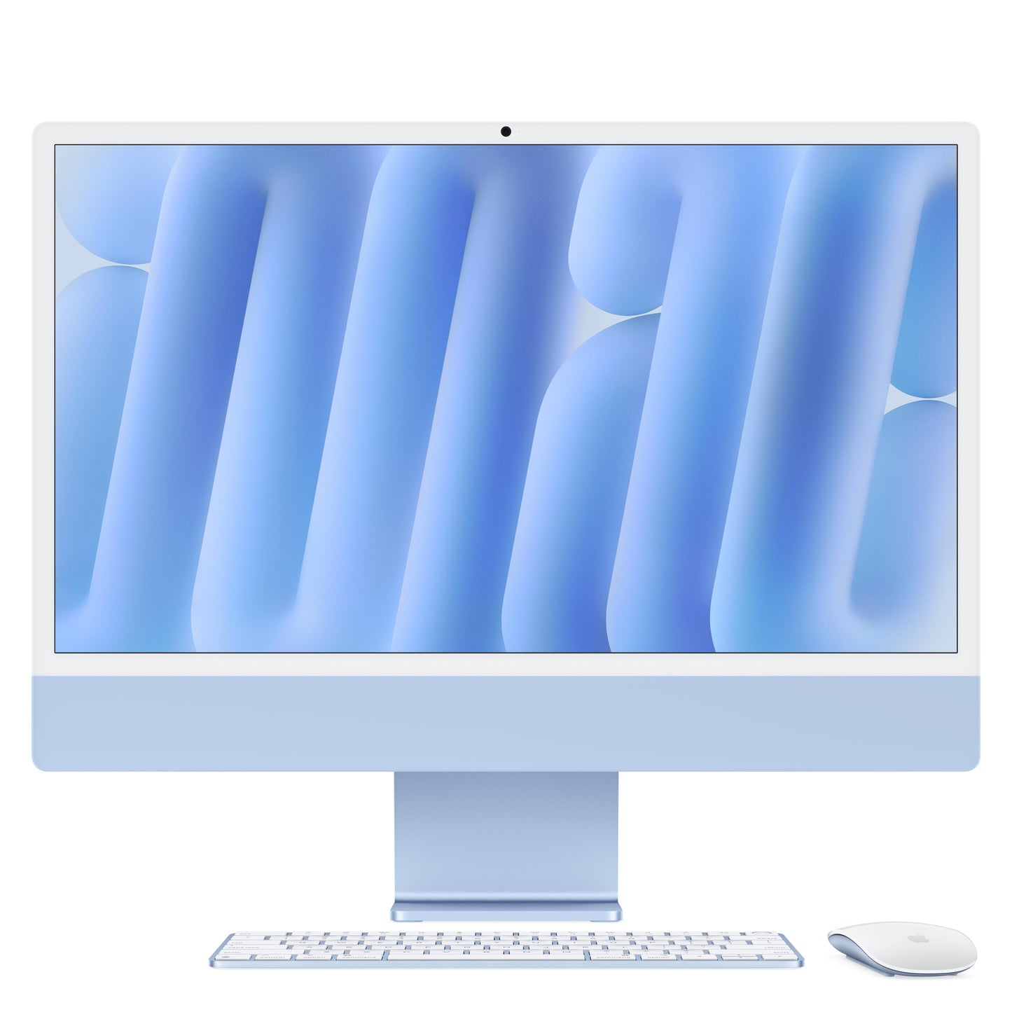 24″ iMac mit Retina 4.5K Display: Apple M4 Chip mit 10‑Core CPU und 10‑Core GPU, 512 GB SSD – Blau