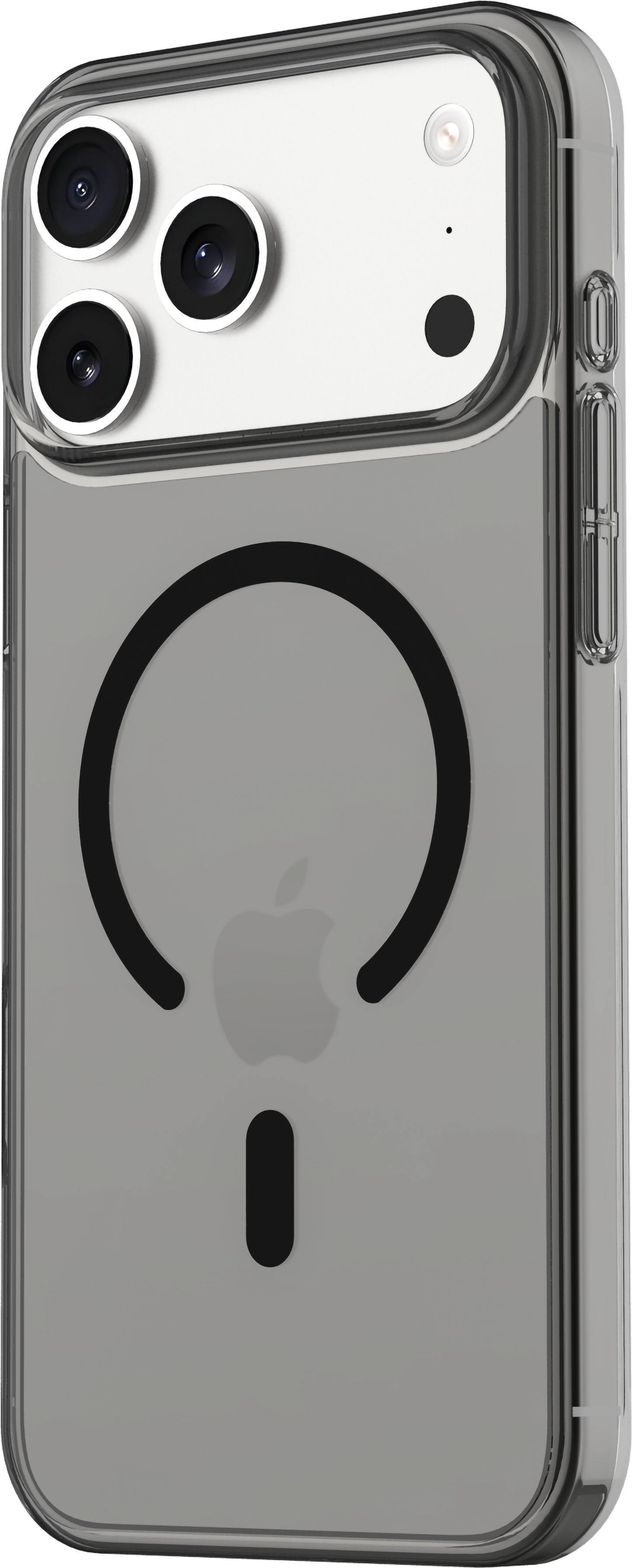 Tekne Crystal Hybrid Hülle für iPhone 17 Pro Max – Transparent Schwarz