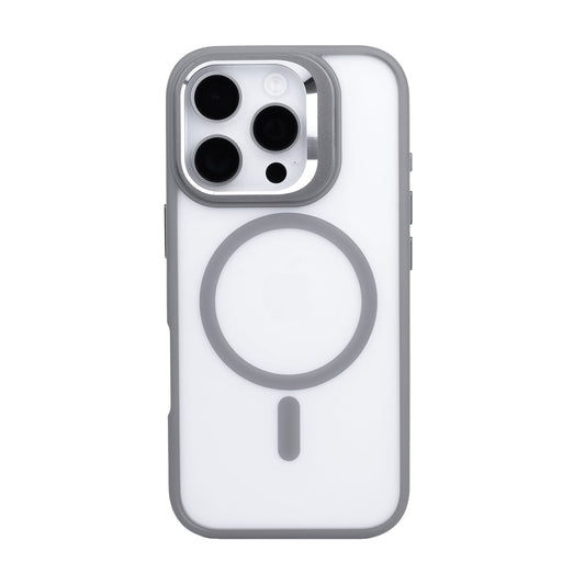 Tekne Matt MagSafe Case for iPhone 16 Pro | Matte Finish | MagSafe Compatible & Scratch-Resistant - Grey