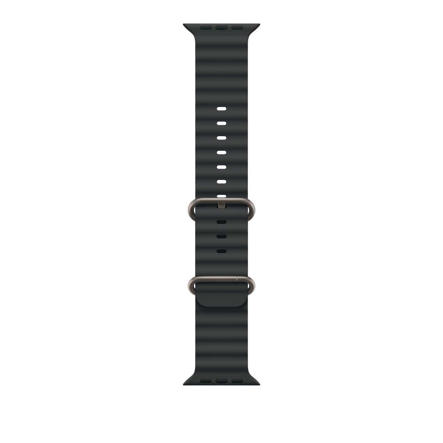 49mm Black Ocean Armband – Natürliche Titanoptik
