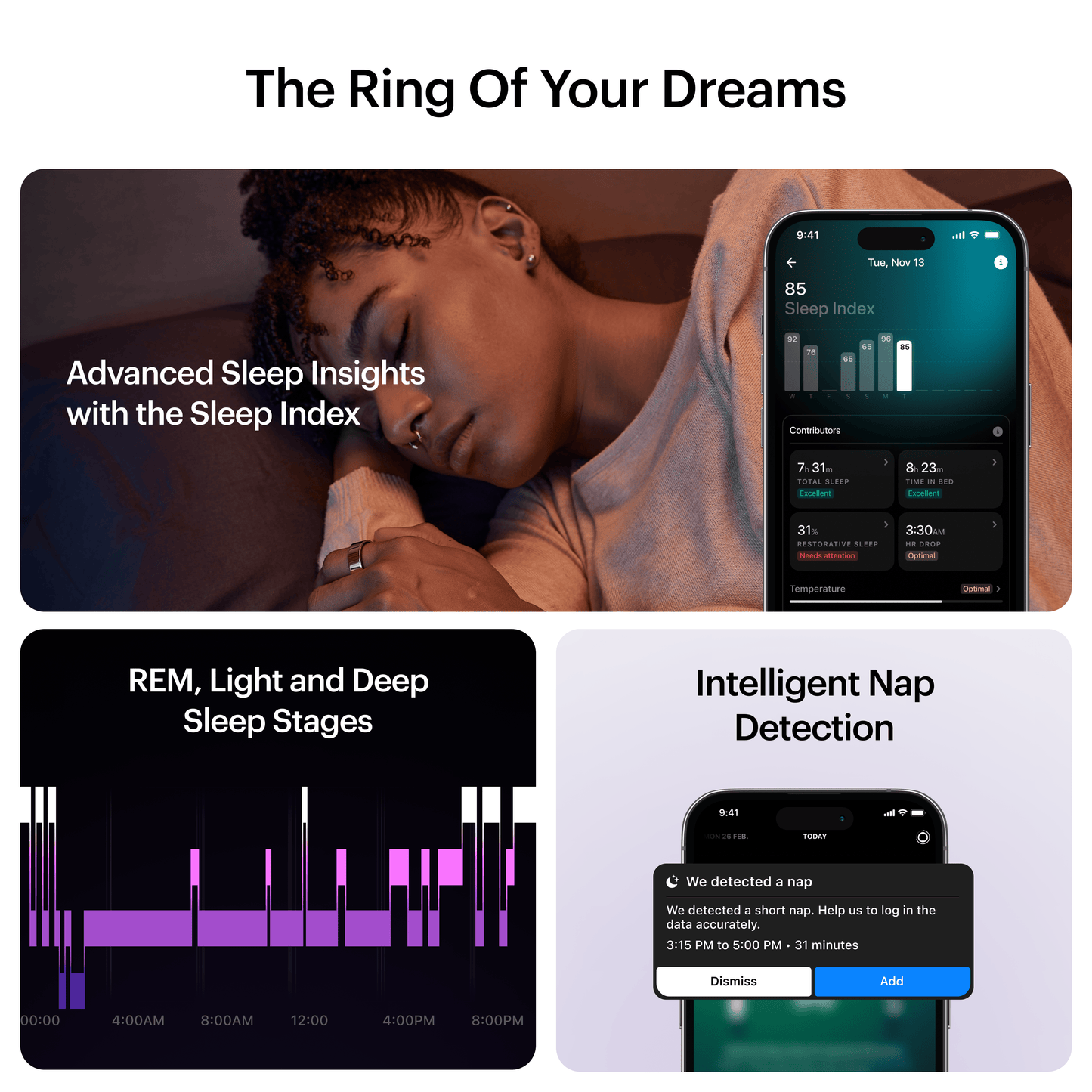 ULTRAHUMAN Ring AIR – Smarter Fitness-, Schlaf- und Aktivitätstracker für Herren/Damen