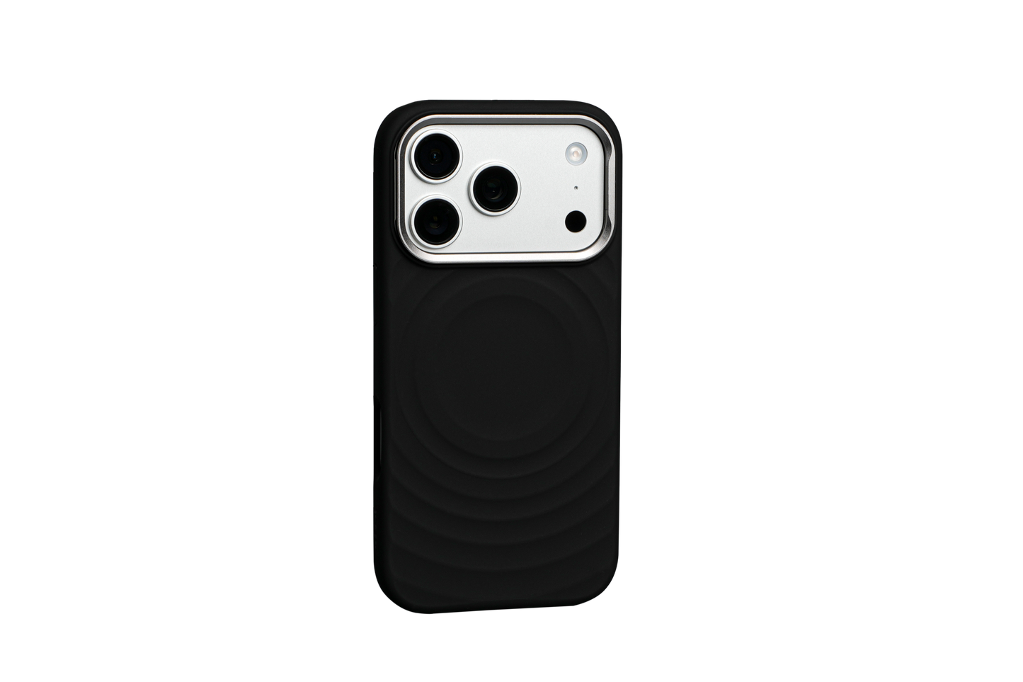 Tekne WaveStand Silikonhülle für iPhone 17 Pro – Schwarz