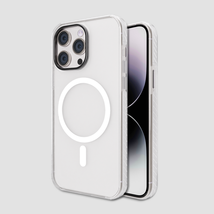 Gripp Combat Magsafe Hülle für Apple iPhone 15 Pro (6.1) - Transparent