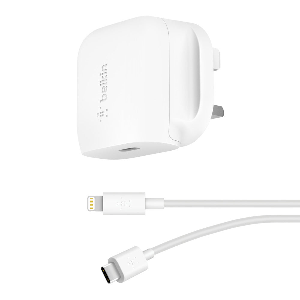 Belkin BOOST CHARGE USB-C 18W Netzteil-Ladegerät – Weiß