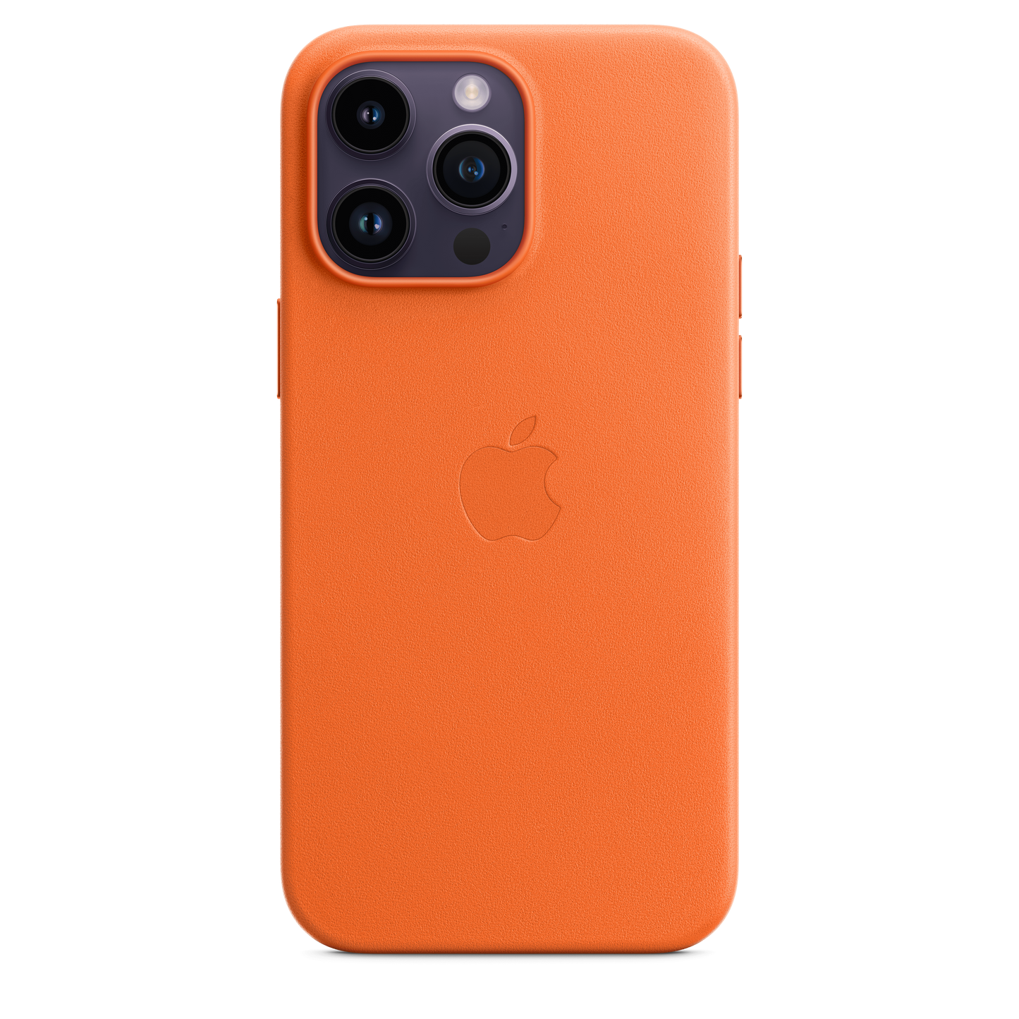 iPhone 14 Pro Max Leder Case mit MagSafe – Orange