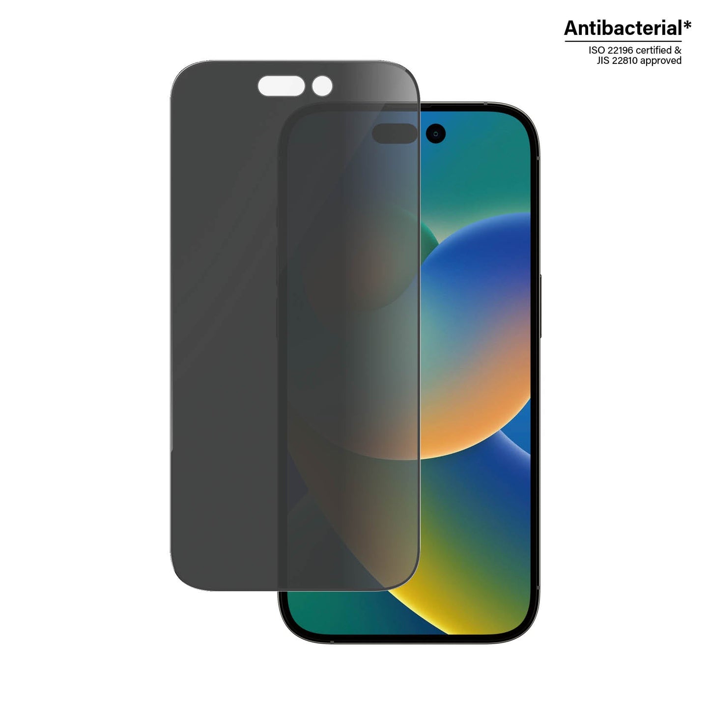 PanzerGlass™ Ultra-Wide Fit Displayschutzfolie mit Blickschutzfilter für iPhone 14 Pro