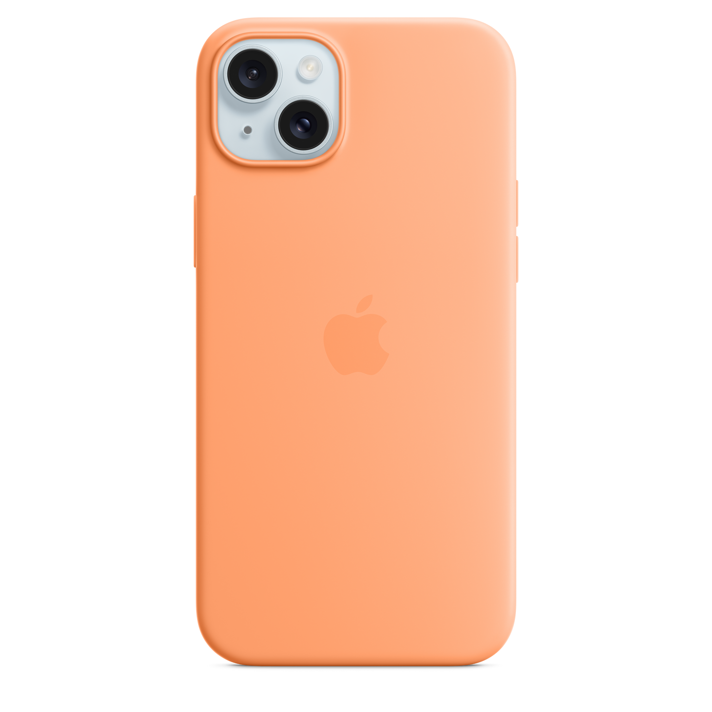 iPhone¬†15¬†Plus Silikon Case mit MagSafe - Orange¬†Sorbet